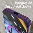 thumbnail image 6 of ELEHOLD Case for Google Pixel 8A, Shockproof Anti-Scratch Full Camera Protector Case with 360° Ring Holder Stand,Darkpurple, 6 of 9