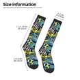 thumbnail image 2 of Gaeub Chaussettes Design Imprimé Goal Time Chaussettes Hautes Extensibles pour Hommes Femmes Adolescents, Chaussettes de Softball Soccer pour Randonnée, Sport, 2 of 6