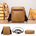 thumbnail image 3 of Small Crossbody bag for men shoulder bag mens purse satchel leather messenger bag gift man, 3 of 8