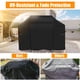 thumbnail image 4 of IC ICLOVER Cubierta para Parrilla de 48 Pulgadas, Cubierta para Barbacoa Resistente 600D Impermeable, Cubierta para Parrilla de Gas para Exteriores a Prueba de Viento, Anti-UV (48"Lx32"Wx42"H), 4 of 7