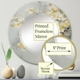 thumbnail image 3 of DESIGN ART Designart "Apple Blossom Harmony XV" Floral Modern Wall Mirror 24in.x24in., 3 of 4