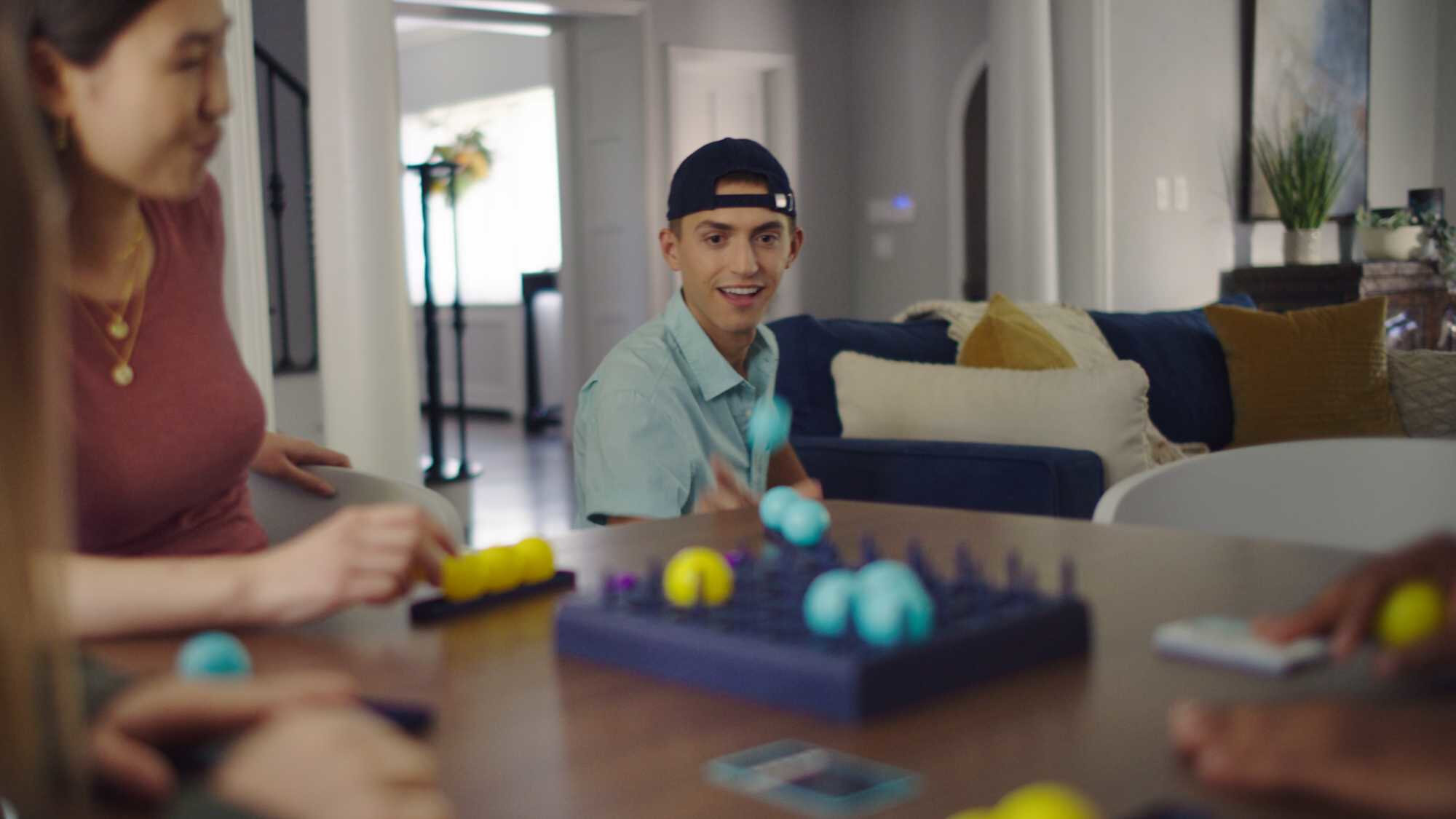 Bounce-Off Pop-Out Game for Kids & Adults, Balls Go Flying with No Batteries Required