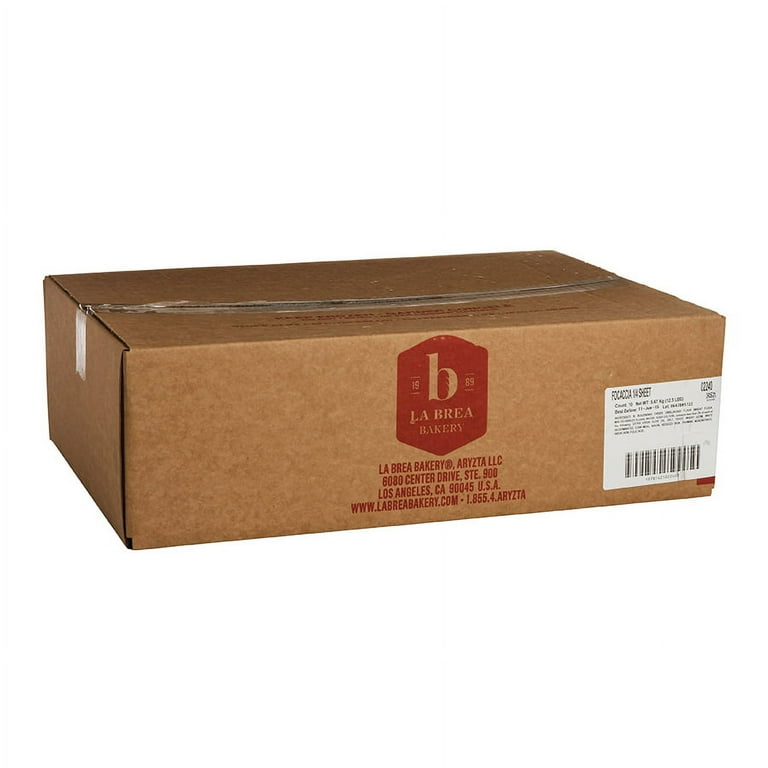 Labrea Bakery 1/4 Sheet Focaccia Flat Bread, 17 Ounce 10 per case