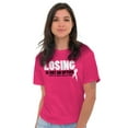 thumbnail image 3 of Losing Not Option Cure Will Be Found Women's Plus Size Graphic Tee Brisco Brands 3X, 3 of 5