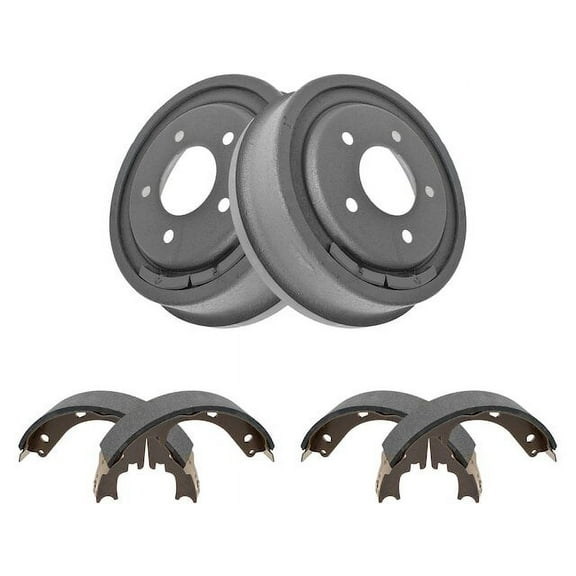 Rear Brake Drum and Brake Shoe Kit - Compatible with 1987 - 1996 Ford F-150 1988 1989 1990 1991 1992 1993 1994 1995