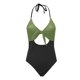 thumbnail image 2 of Plus Size Tankini Trajes de Baño para las Mujeres Imprimir Strappy Back Set con Pantalones Cortos, Trajes de Baño de Dos Piezas Traje de Baño, 2 of 6