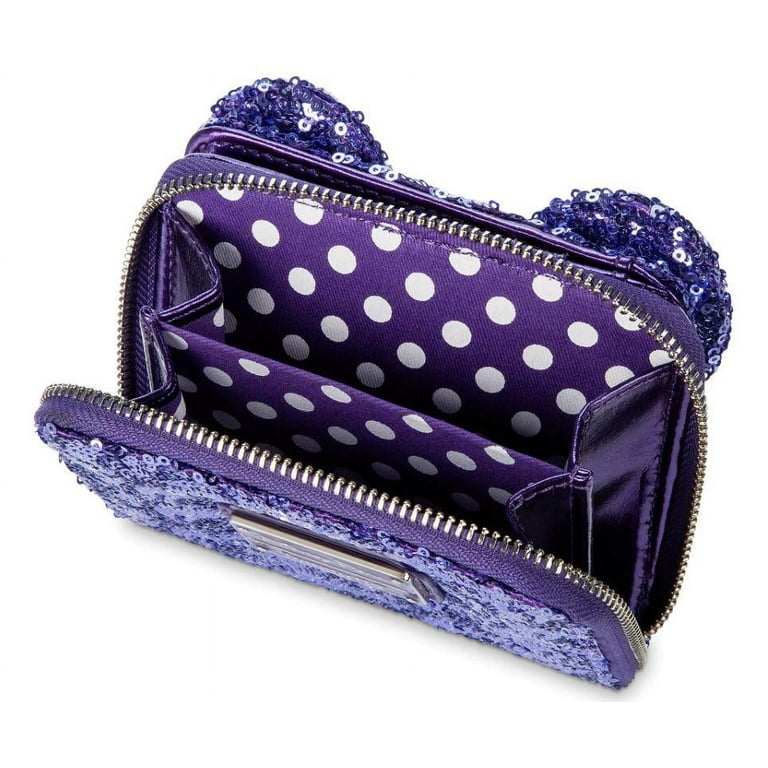 Loungefly purple shops sequin wallet