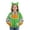 Green, variant on Girls Sweatshirt Zip-Up Cute Cat Print Hoodies Casual Loose Teen Kids Halloween Sweat Outerwear Fall Outfits 2-15 Years