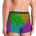 thumbnail image 5 of Disketp Colorful Glitter Men'S Boxer Briefs,Soft And Breathable Cotton Underwear With Comfortflex Waistband, 5 of 8