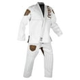thumbnail image 3 of Raven Fightwear Men's Berserker Jiu Jitsu Gi BJJ Uniform White, 3 of 6