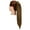 Light Chestnut Brown, variant on SAYFUT Long Straight Clip in Ponytail Extension,20/28 Inch Wrap Around Drawstring Pony Tail Hair Extension Synthetic Hairpiece Hair Piece for Women (1B#140-160g)