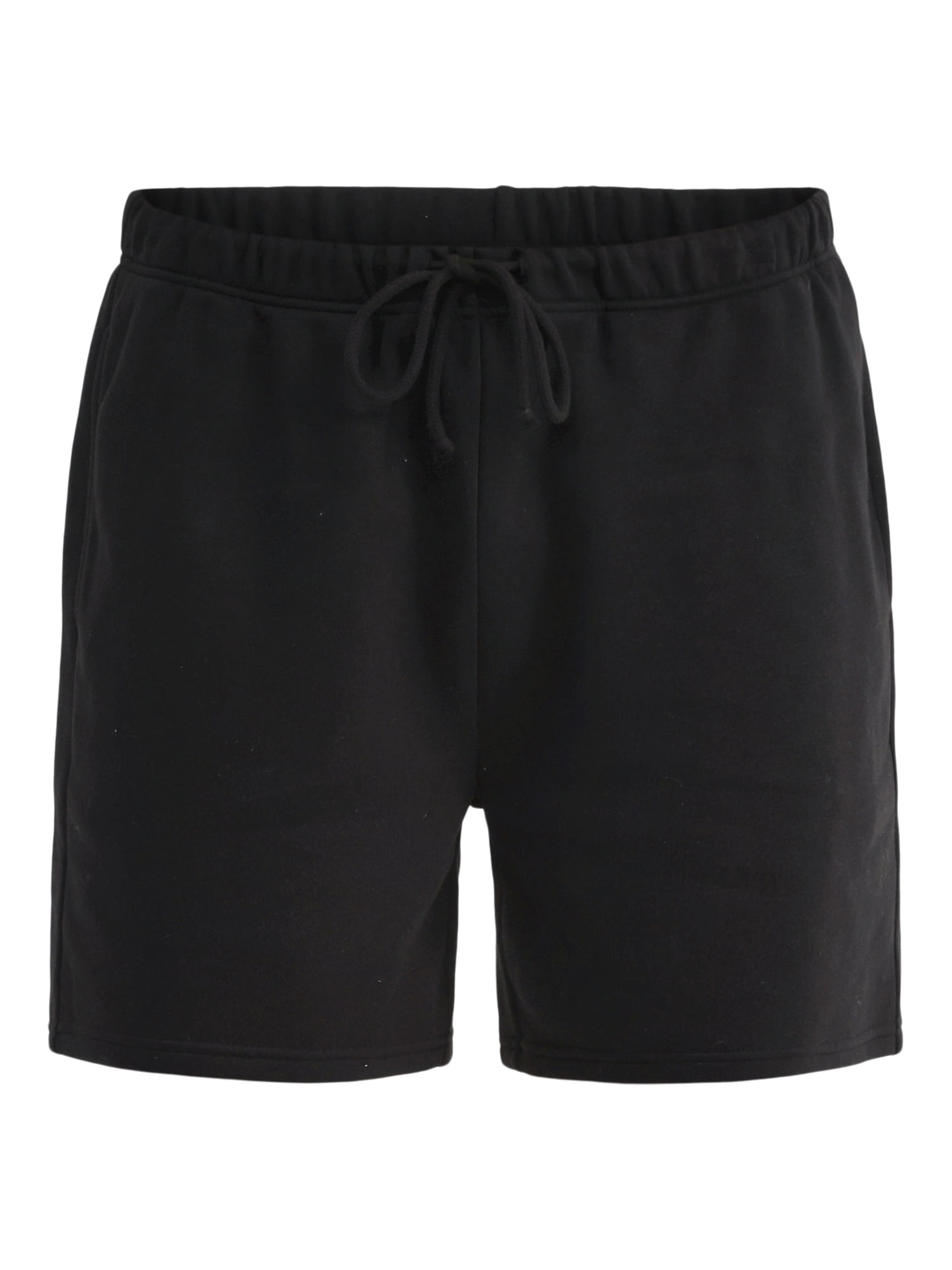 No Boundaries Soft Fleece Jogger Shorts, 6" Inseam, Men's and Big Men's