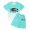 Green, variant on GobdXE Girls Gradient 2-Piece Outfit, Ombre T-Shirt & Shorts Set Color:Sky Blue,Size:3-4 Years