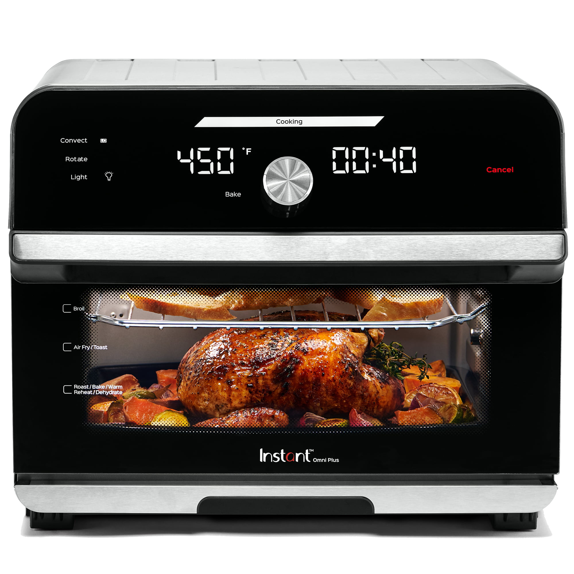 Convection Rotisserie Electric Kitchen Benchtop Oven 1800W Healthy Cooking Style 