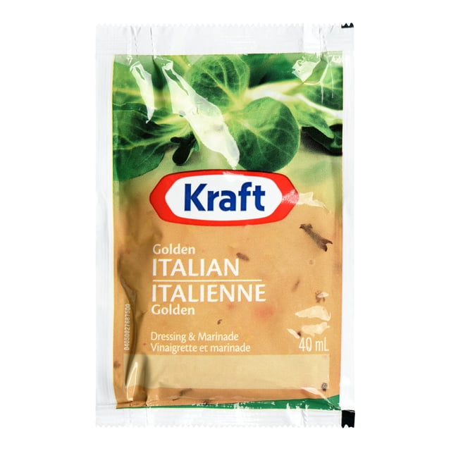 Kraft Vinaigrette Italienne Dorée, Portion / 40 Ml/unité, 100 Unités/caisse
