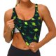 thumbnail image 3 of Balery Dinosaurs Sujetadores deportivos con espalda cruzada para mujer, acolchados, sin costuras, de alto impacto, ideales para yoga, gimnasio, entrenamiento y fitness.-XX-Large, 3 of 8