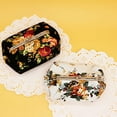 thumbnail image 3 of Ludlz Women Flower Printed Canvas Wallet Card Holder Coin Purse Clutch Handbag Bag, 3 of 7