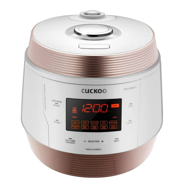 Olla a presión eléctrica Cuckoo 5L con 10 opciones de menú