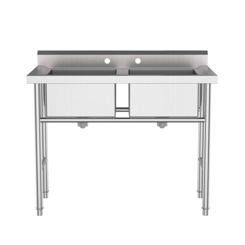 Buy Winado 18Gauge Stainless Steel Two Compartment Commercial Utility