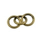 thumbnail image 2 of 6 Piezas 28 mm Mini redondo mosquetón resorte clip gancho llavero Hugo Bronce, 2 of 7