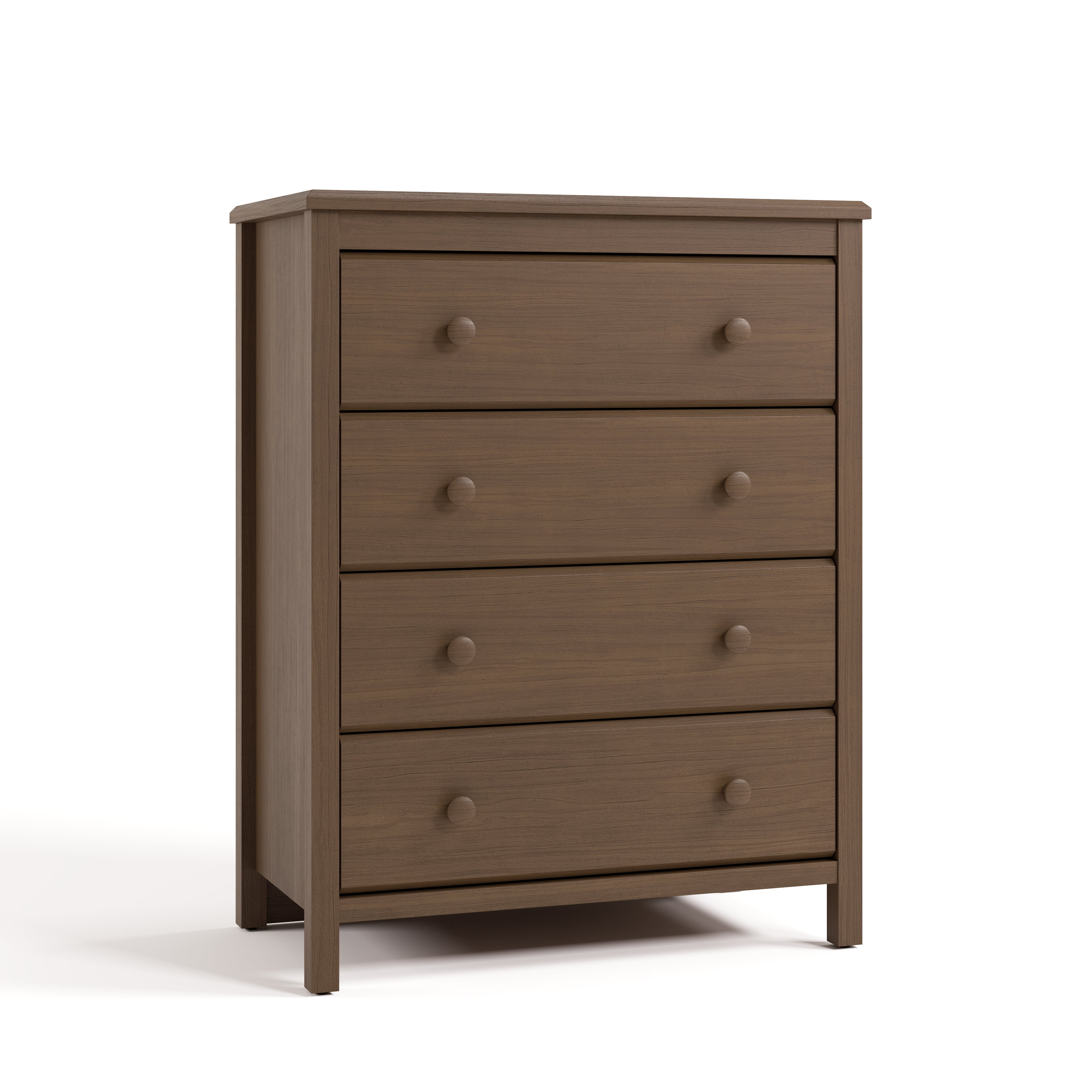 Storkcraft Alpine 4 Drawer Nursery Dresser, Hazelnut