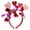 Red4, variant on Valentine's Day Headband for Women, Handmade Headbands for Women, Elastic Creative Hair Bow Headband Cute Hairband Cosplay Headpiece Headwear, 1Pc, Multicolor & Multi-Design(Pink,7.8x6.3")