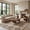 Nivora Sand, variant on nuLOOM Nivora Tufted Diamond Area Rug, 5' x 8', Light Brown