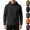 Black, variant on Men's Athletic Grid Textured Hoodie Neck Gaiter Quick Dry Breathable Pullover Hooded Midlayer Sweatshirt for Outdoor Sports Workout Running, Dark Gray, XL
