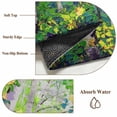 thumbnail image 6 of Green Oil Painting Area Rug 6x9 FT, Non Slip Living Room Throw Carpet, Modern Abstract Art Summer Tree Leaves Washable Soft Large Floor Carpet Non-Shedding Rug for Bedroom Dining Room Play Room, 6 of 9
