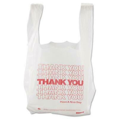 Small T-Shirt Bag Bags White Thank You 8"x4"x16" 25/50/100/150/200/250/300/400 