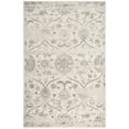 thumbnail image 2 of SAFAVIEH Carnegie Charlene Distressed Area Rug, Cream/Light Gray, 5'1" x 7'6", 2 of 9