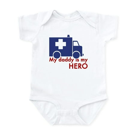 

CafePress - My Daddy Is My Hero (Paramedic) Infant Bodysuit - Baby Light Bodysuit Size Newborn - 24 Months