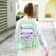 thumbnail image 2 of Mochila Transparente AGSDON para Niñas con Bolsa de Almuerzo Verde Amor 3PCS, 2 of 7