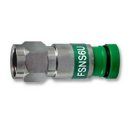2PK Belden FSNS6U ProSNS Snap-N-Seal RG6 F Coax Connector, Bag of 25