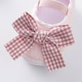 thumbnail image 4 of Esho Newborn Baby Girls Shoes with Headband, Infant Bowknot Crib Cute Party Dress Shoes 0-12M, 4 of 7