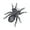 Gray, variant on Exquisite Spiders Brooch Pin Inlayed with Rhinestones Stylish Collar Pin Jewelry