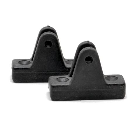 Taylor Made 5614B 2 3/8 x 3/4 Inch Boat Bimini Top Deck Hinges (Pair)