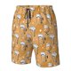 thumbnail image 4 of Balery Beer In Glasses Traje de Baño Estilo Hawaiano para Hombre, Shorts de Secado Rápido con Bolsillos-Large, 4 of 6