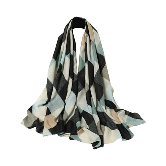 letairis Soft Breathable Women Cotton Scarf Discover Comfort And Elegance Versatile Easy Blue
