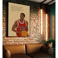 thumbnail image 5 of LOLUIS Inspirational Quotes Wall Art, Sports Motivational Art Print Decor Gifts for Home Office, Basketball Superstar Poster (Unframed 12"x18"), 5 of 5