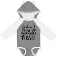 thumbnail image 3 of Inktastic Pirate Future Childs Boys or Girls Long Sleeve Baby Bodysuit, 3 of 5