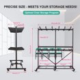thumbnail image 4 of Folding Chair Cart for 84 Chairs - Heavy-Duty Table & Chair Storage Rack, 800 lb Capacity, Durable Double Folding Trolley for Easy Transport & Organized Storage, Perfect for Events & Venues, 4 of 7