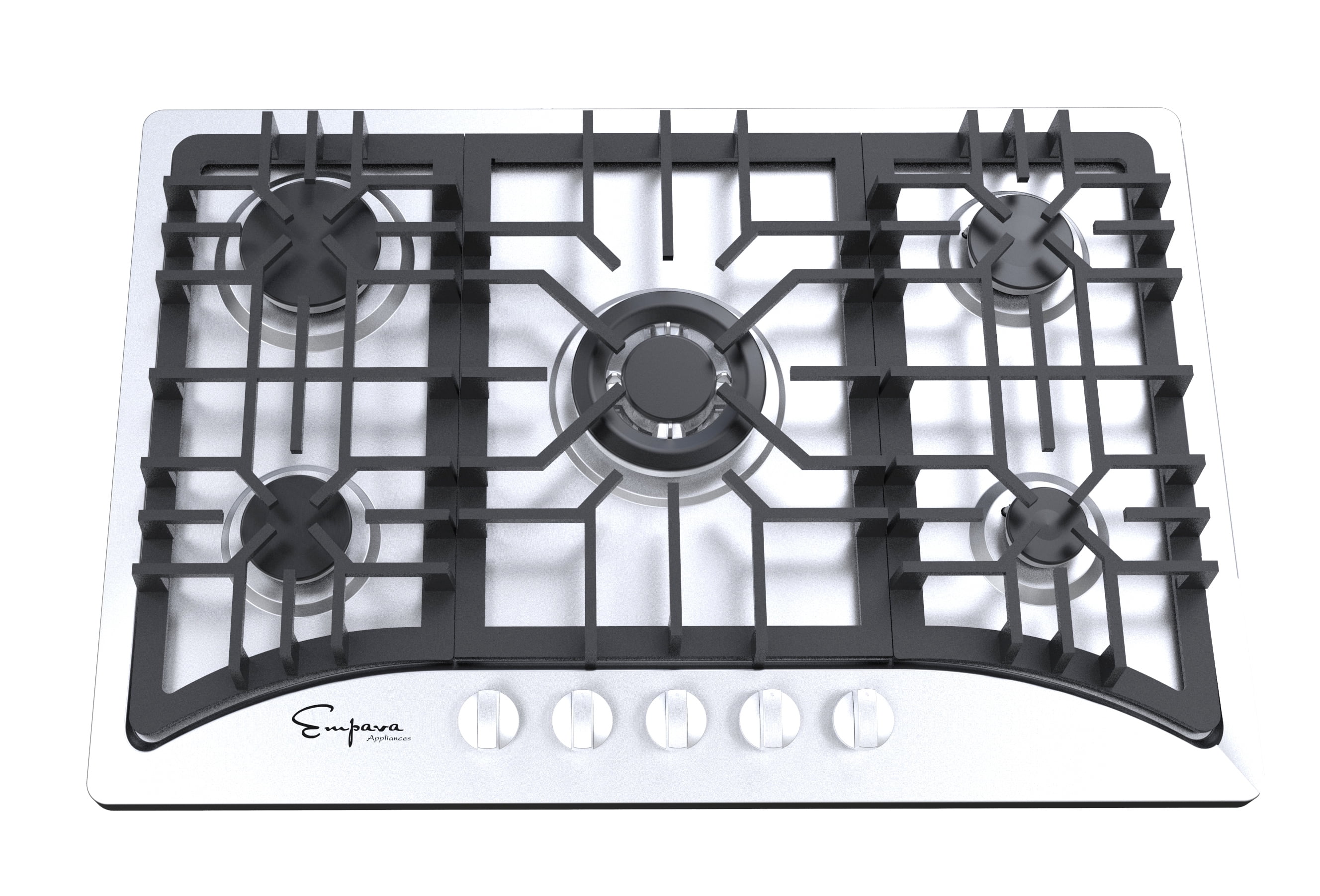 Empava 30" 5 Burners Gas Stove Cooktop in Stainless, EMPV-30GC5B70C