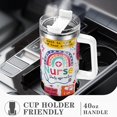 thumbnail image 2 of 40 Oz Nurse Tumbler - Handle, Straw, Lid, Daily Travel Mug, Ideal for Nurse''s Day and Graduation Gifts, 2 of 6