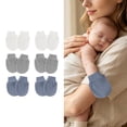thumbnail image 2 of 6 Pairs Baby Mittens No Scratch Mittens Soft Gloves Mittens for 0-6 Months Boys Girls, 2 of 8