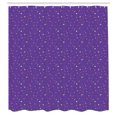 thumbnail image 2 of Ambesonne Abstract Shower Curtain, Stars Network Lines Dots, 69"Wx75"L, Blue Violet Pink Yellow, 2 of 4