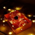 thumbnail image 4 of shiyou-Timer Led String Lights,2 Pack Mini Battery Powered Copper Wire Starry Fairy Lights,Battery Operated Lights for Bedroom,Christmas,Parties,Wedding,Christmas Gift Decoration(5m/16ft Warm White), 4 of 4