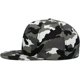 thumbnail image 3 of Gorra clásica Snapback Hip Hop con visera plana, gorra de béisbol ajustable unisex para adultos Feliz Sencillez, 3 of 4