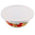 thumbnail image 4 of Vintage Enamel Soup Bowl Retro Style Food Storage Container for Salads Noodles Home Restaurant Use, 4 of 5