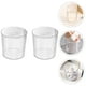 thumbnail image 5 of 2 botes de basura transparentes de estilo sencillo para baño y cocina., 5 of 8